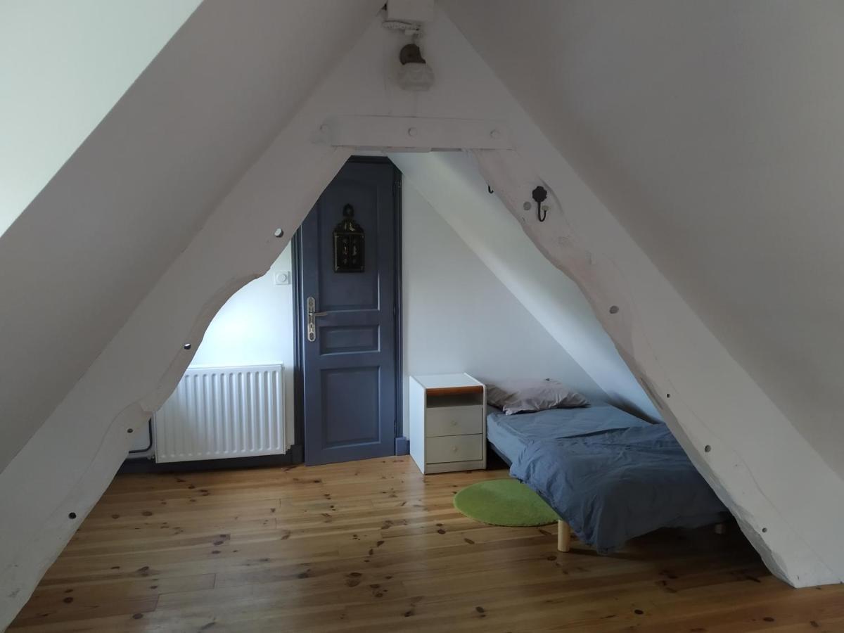 Maison En Pierre Dans Son Nid De Verdure Roz-Landrieux Eksteriør bilde
