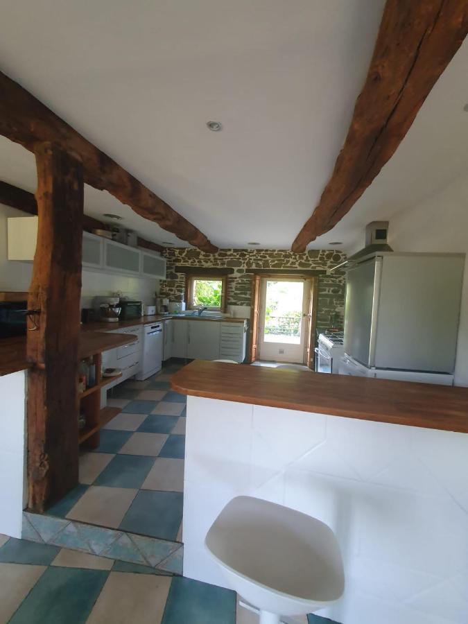 Maison En Pierre Dans Son Nid De Verdure Roz-Landrieux Eksteriør bilde