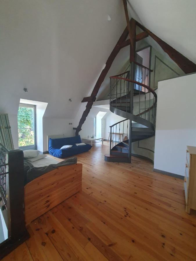 Maison En Pierre Dans Son Nid De Verdure Roz-Landrieux Eksteriør bilde